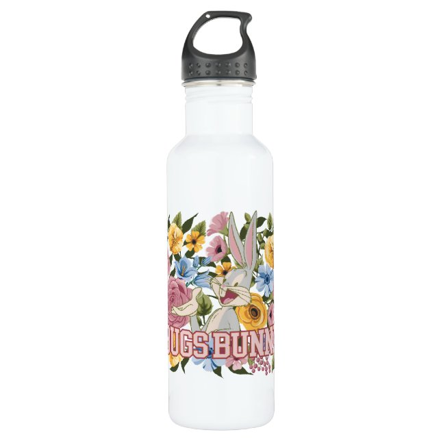 BUGS BUNNY™ Floral Embroidery Graphic 710 Ml Water Bottle (Front)