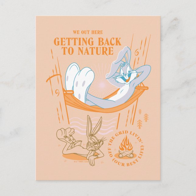 BUGS BUNNY™ Getting Back To Nature Postcard (Front)