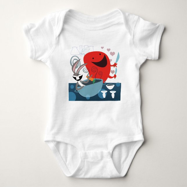 BUGS BUNNY™ & Gossamer Whimsical Meal Prep Baby Bodysuit (Front)