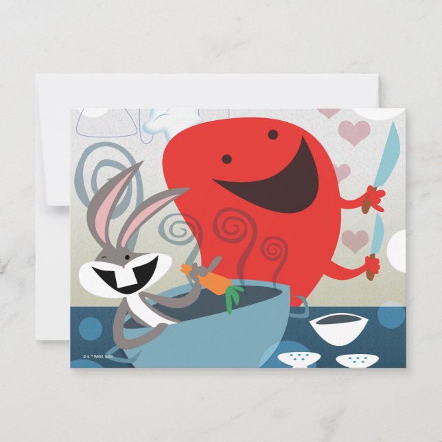 BUGS BUNNY™ & Gossamer Whimsical Meal Prep Card (Front)
