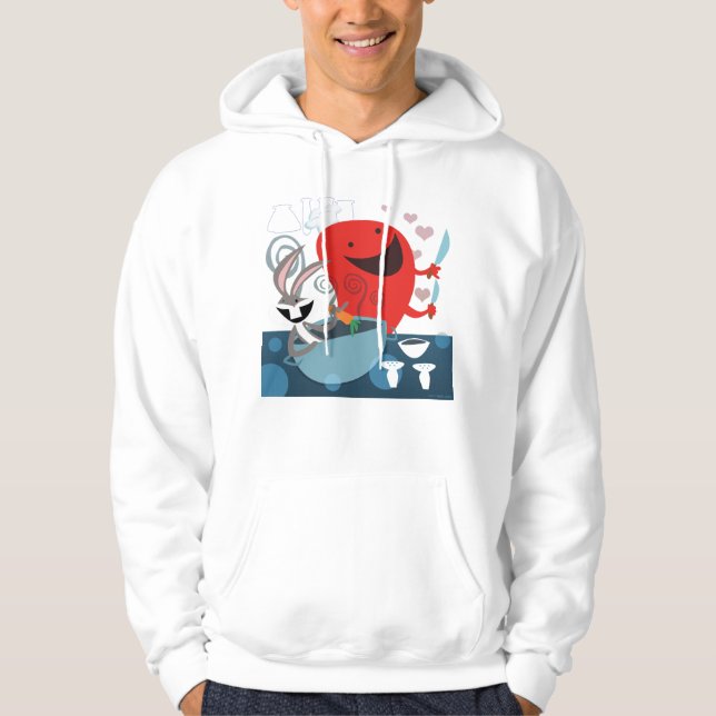 BUGS BUNNY™ & Gossamer Whimsical Meal Prep Hoodie (Front)