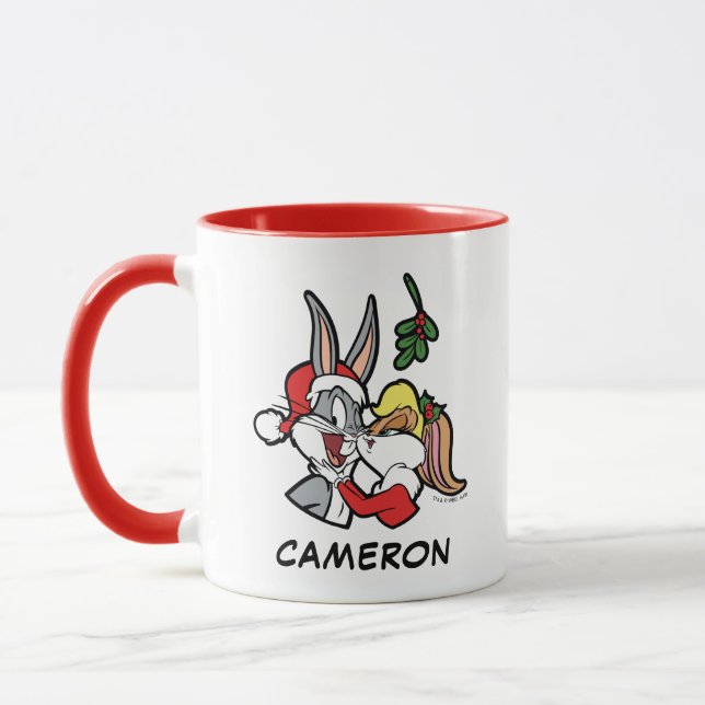 BUGS BUNNY™ & Lola "Merry Mistletoe" Mug (Left)