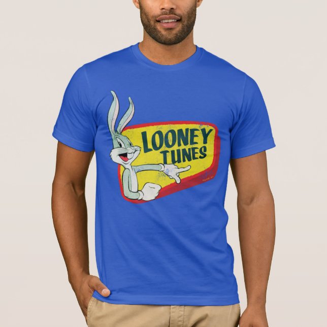 BUGS BUNNY™ LOONEY TUNES™ Retro Patch T-Shirt (Front)