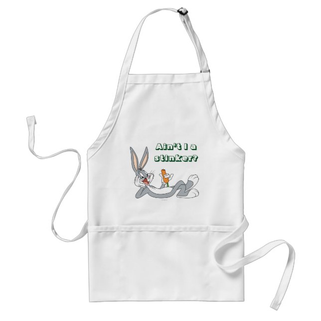 BUGS BUNNY™ Lying Down Eating Carrot Standard Apron (Front)