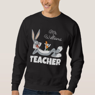 BUGS BUNNY™ Lying Down Eating Carrot Teacher Sweatshirt