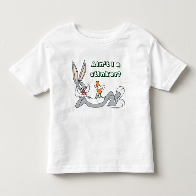 BUGS BUNNY™ Lying Down Eating Carrot Toddler T-Shirt (Front)