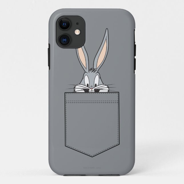 BUGS BUNNY™ Peeking Out Of Pocket Case-Mate iPhone Case (Back)