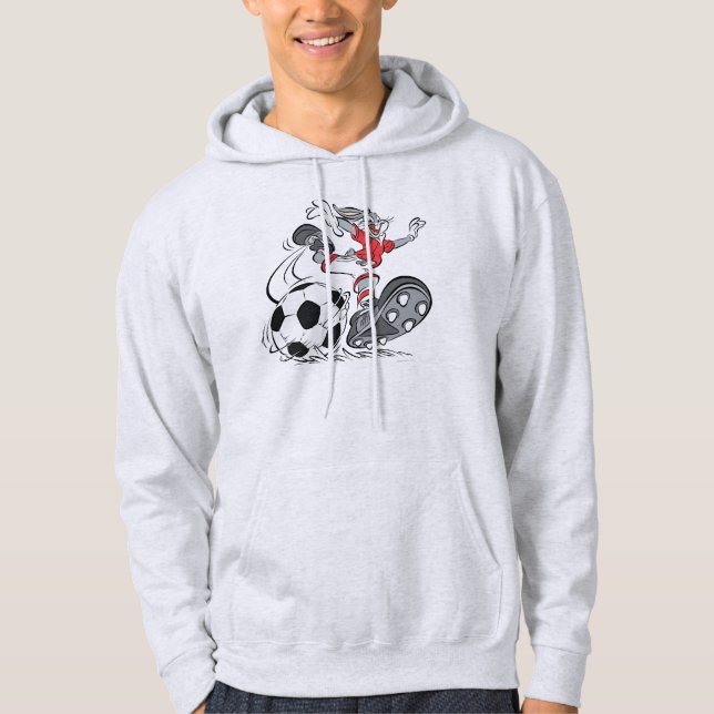 BUGS BUNNY™ Playing Soccer Hoodie (Front)