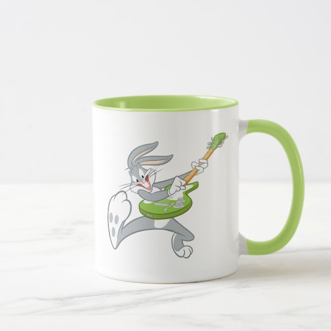 BUGS BUNNY™ Rocking On Guitar Mug (Right)