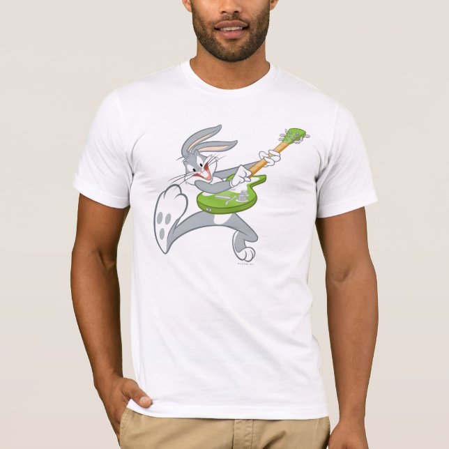 BUGS BUNNY™ Rocking On Guitar T-Shirt (Front)