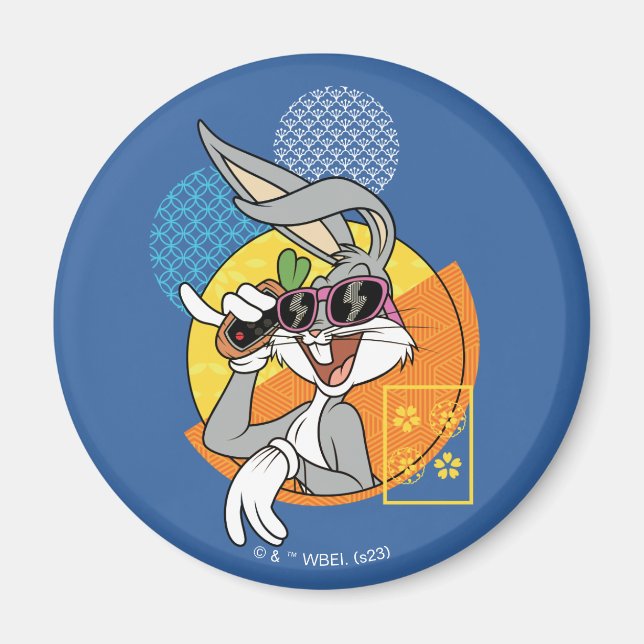 BUGS BUNNY™ Singaporean Vacation Graphic Magnet (Front)