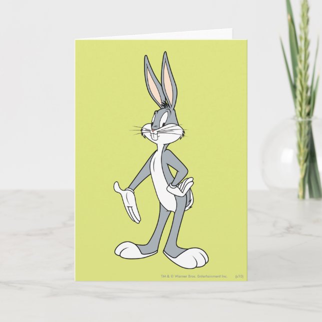BUGS BUNNY™ Standing Card (Front)
