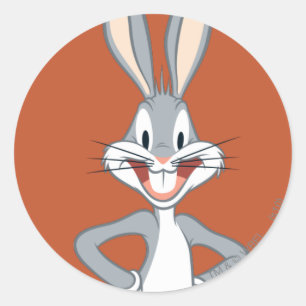 BUGS BUNNY™ Standing Classic Round Sticker