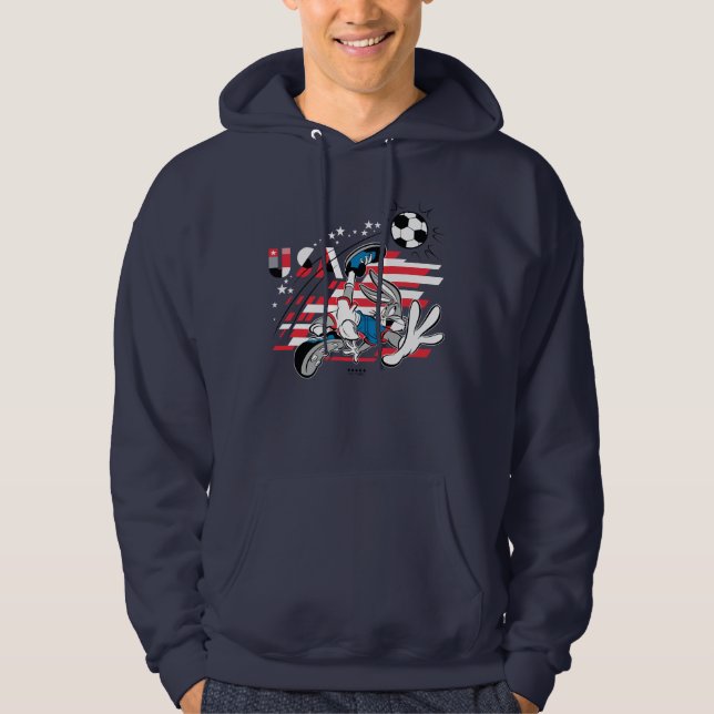 BUGS BUNNY™ Team USA Soccer Graphic Hoodie (Front)