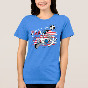 BUGS BUNNY™ Team USA Soccer Graphic Tri-Blend Shirt