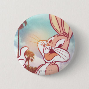 BUGS BUNNY™ Vacation Photo 6 Cm Round Badge