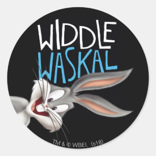 BUGS BUNNY™- Widdle Waskal Classic Round Sticker
