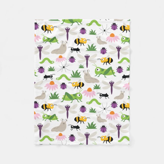 Bugs Fleece Blanket (Front)