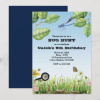 Bugs! Insect Hunt Outdoors Birthday Party