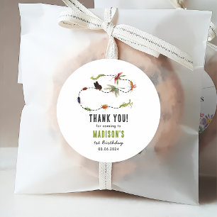 Bugs & Insects Vintage Birthday Party  Favour Tags
