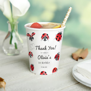 Bugs & Insects Vintage Birthday Party Paper Cups