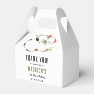 Bugs & Insects Vintage Boy Birthday Party Favour Box