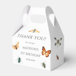 Bugs & Insects Vintage Boy Birthday Party Favour Box
