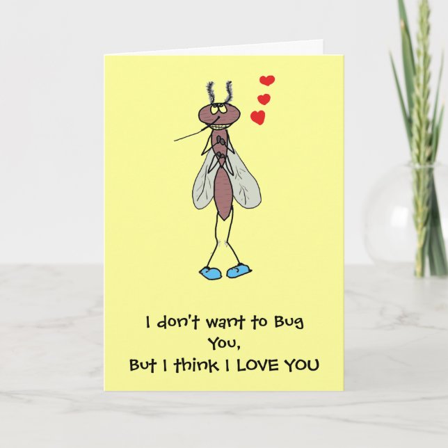 Bugs Love Holiday Card (Front)
