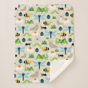 Bugs Sherpa Blanket