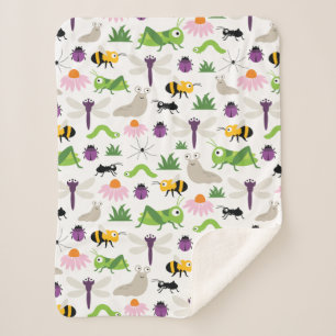 Bugs Sherpa Blanket