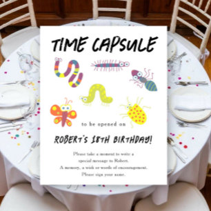 Bugs Time Capsule 1st birthday Poster