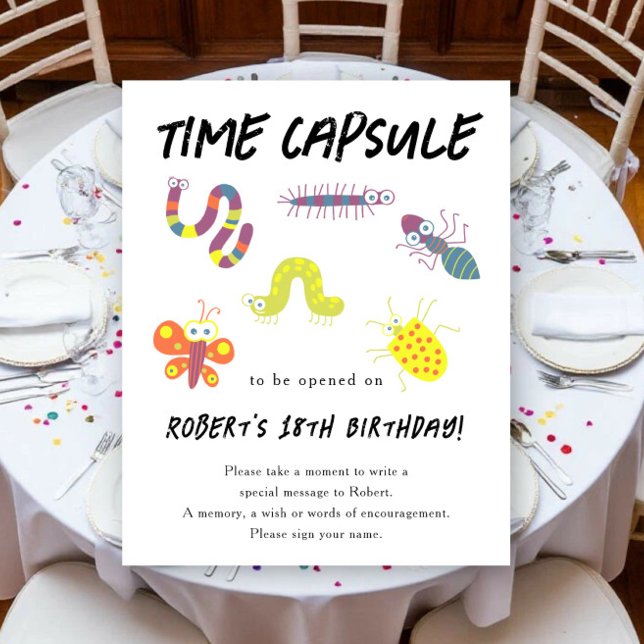 Bugs Time Capsule 1st birthday  Poster (Creator Uploaded)