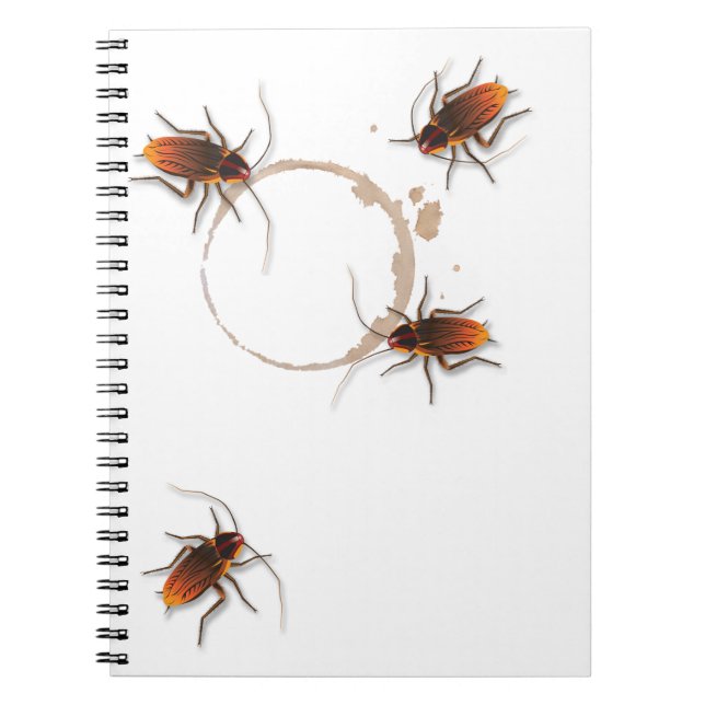 Bugzeez_Icky Sticky Roaches custom Spiral Notebook (Front)