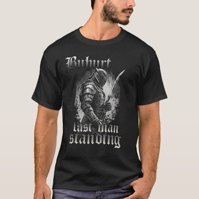 Buhurt Buhurt Hobby Ritter Outfit Buhurt Turnier T-Shirt (Front)
