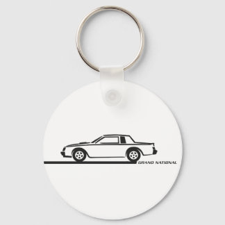 Buick Grand National Black Car Key Ring