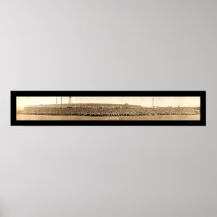 Buick Motor Employees Photo 1913 Poster