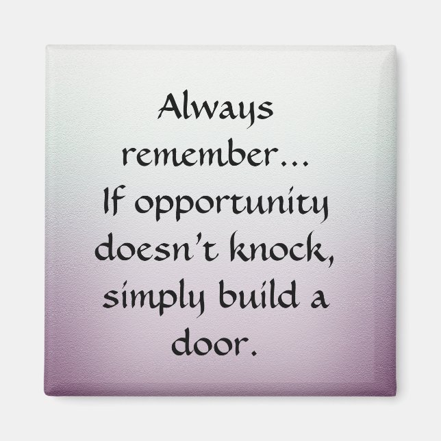 Build a Door Magnet (Front)