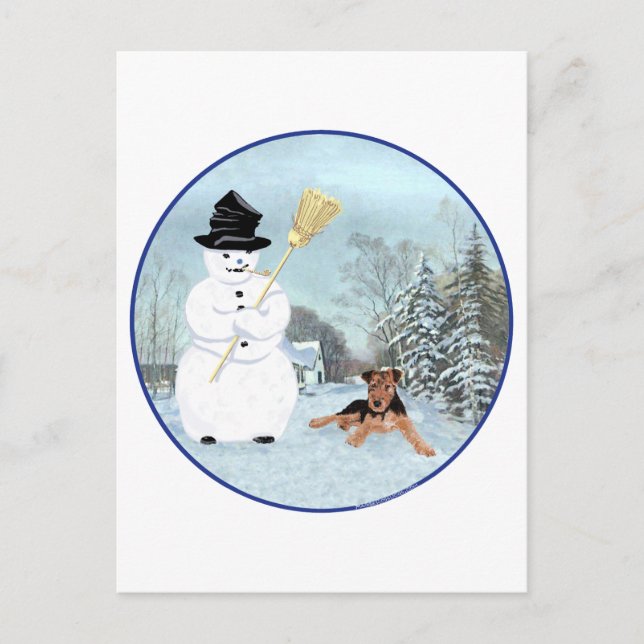 Build a Snowman Postcard (Front)