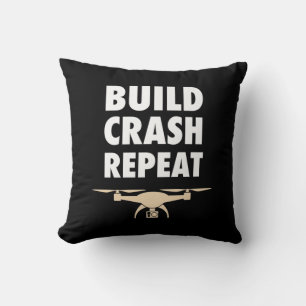Build Crash Repeat Drone Cushion