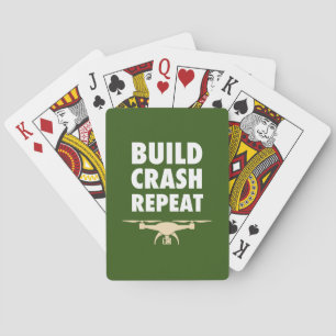 Build Crash Repeat Drone Playing Cards