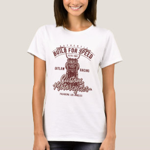 Build For Speed Costum motorcycle T-Shirt