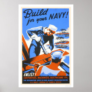 Build for your Navy! Poster