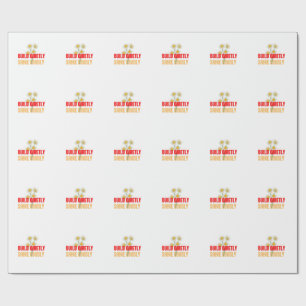 Build Quietly Shine Loudly – Motivational Success  Wrapping Paper