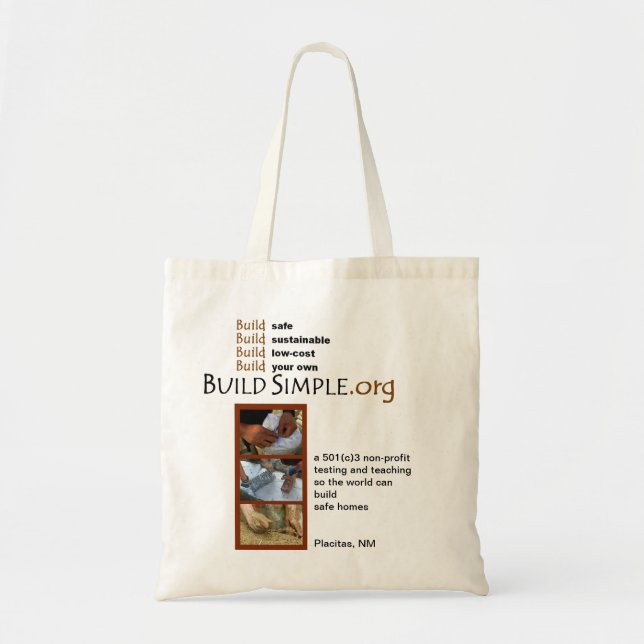Build Simple Tote Bag (Front)