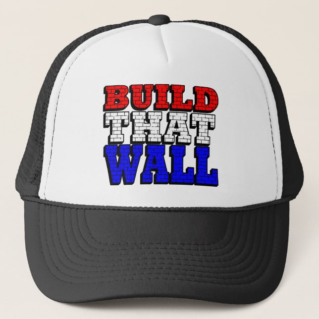 BUILD THAT WALL TRUCKER HAT (Front)