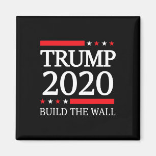 Build The Wall Vote Trump Campaign Magnet
