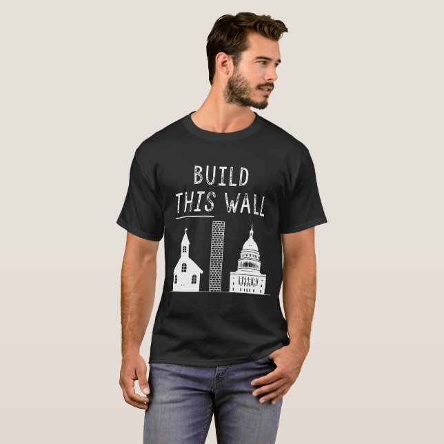 build this wall mexico T-Shirt (Front Full)
