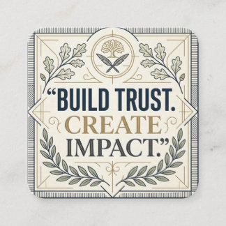 Build Trust Business Card