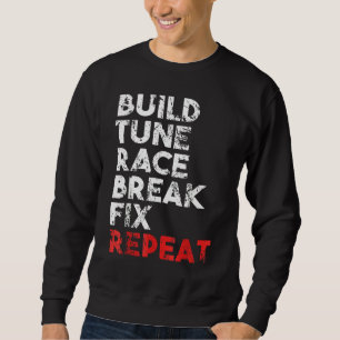 Build Tune Race Break Fix Repeat Tee Men Car