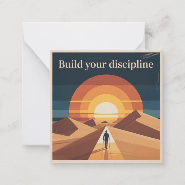 Build Your Discipline Card (Front)